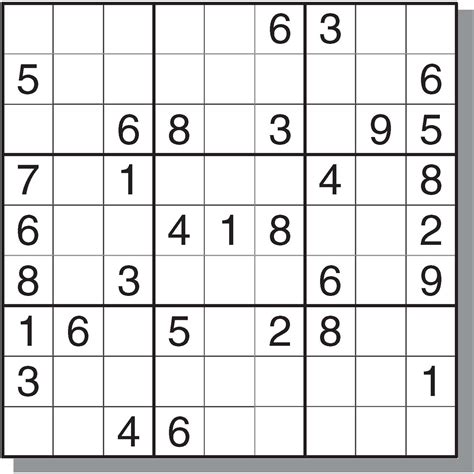 Sudoku Puzzles Medium Printable
