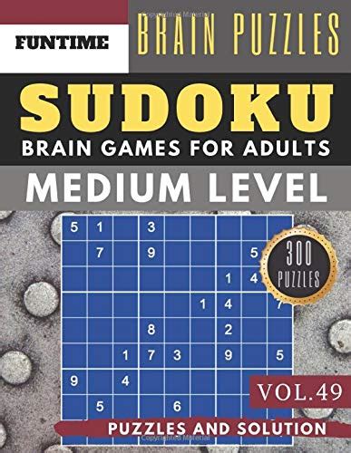 Full Download Sudoku Medium Huge 300 Medium Sudoku Books  Sudoku Medium Difficulty Maths Book To Challenge Your Brain For Adult And Senior Sudoku Medium Puzzle Books Vol49 By Jenna Olsson