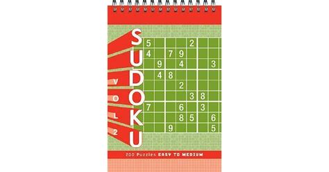 Read Online Sudoku Vol 2 Puzzle Pad Easy To Medium By Xaq Pitkow