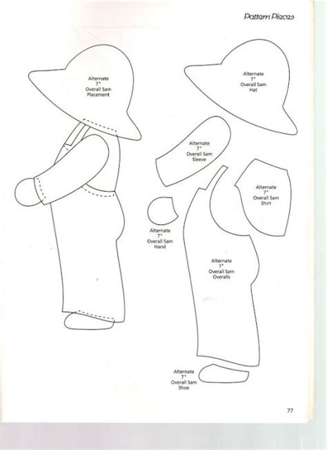Sue Overalls Sam Quilt Pattern Coloring Pages