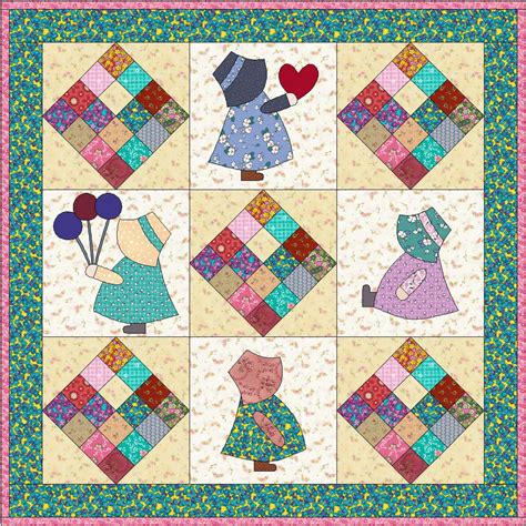 Sue Quilt Pattern Instant Download PDF Pattern