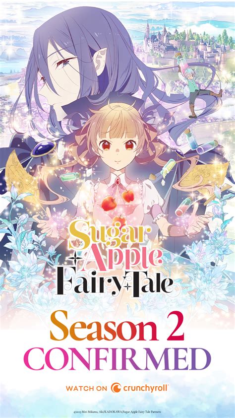 Sugar apple fairy tale season 2. Sugar Apple Fairy Tale: With Yuka Nukui, Masaaki Mizunaka, Rie Takahashi, Ivan Jasso. Anne Halford is a candy artisan determined to follow in her mother's footsteps and become Mistress of Silver Sugar, a title granted only to royalty. To realize her dream, she hires Challe, a handsome fairy as protection. 
