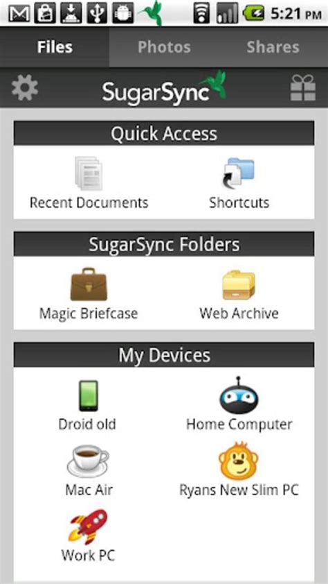 Sugar sync. SugarSync is a cloud service that enables active synchronization of files across computers and other devices for file backup, access, syncing, and sharing from a variety of … 
