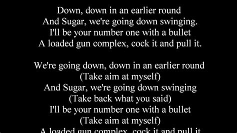 Sugar we re goin down lyrics. Sugar, We're Goin Down Lyrics by Fall Out Boy from the From Under the Cork Tree album - including song video, artist biography, translations and more: Am I more than you bargained for yet? I’ve been dying to tell you anything you want to hear Cause that’s just who I a… 