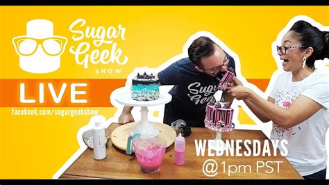 Sugargeek show. Sugar Geek Show is all about learning everything there is to know about all things sugar! Liz Marek teaches you tips, tricks and valuable lessons on how to achieve the perfect edible art. 