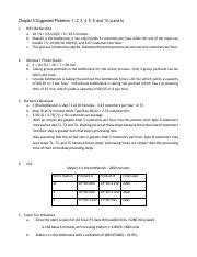 Suggested Solutions To Chapter 5 Problems