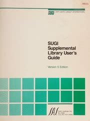 Sugi Supplemental Library Users Guide