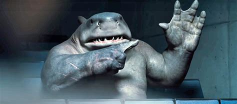 Suicide squad shark. Unlike most of the other characters in the film, King Shark has a long history of being on the Suicide Squad in the comics, and he was originally considered for inclusion in the first movie. 
