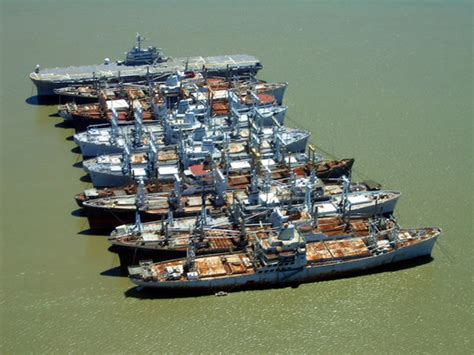 Suisun Bay Ghost Fleet – Benicia, California - Atlas Obscura