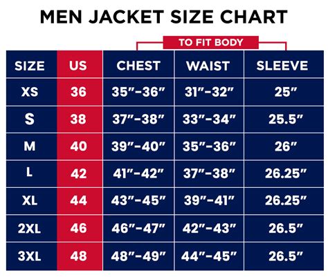Suit Size Guide Us vlr.eng.br