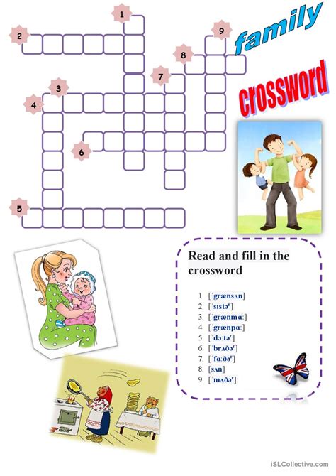 Suitable for the entire family crossword. Crossword with 36 clues. Print, save as a PDF or Word Doc. Customize with your own questions, images, and more. ... Who is a crossword suitable for? ... French and Japanese with diacritics including over 100,000 images, so you can create an entire crossword in your target language including all of the titles, and clues. About . Free Puzzles . 