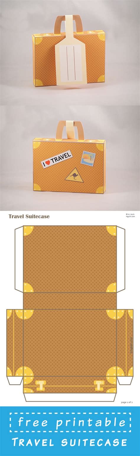 Suitcase Template Printable