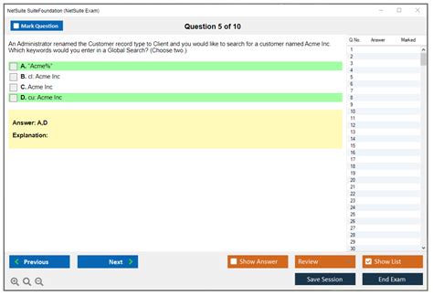 SuiteFoundation Testantworten