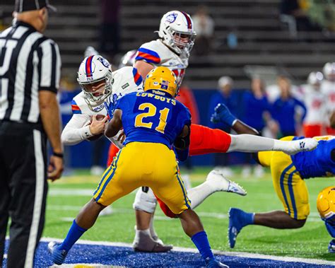 Suits accounts for 3 TDs, Valenzuela runs for 171 yards to lead Houston Christian over McNeese 35-24