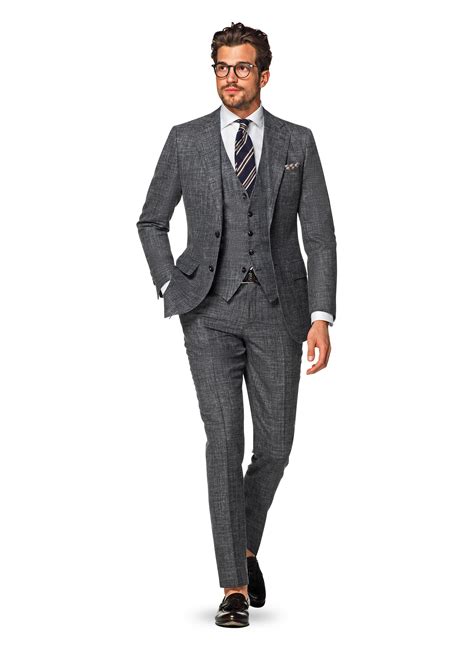 Dark Green Herringbone Three-Piece Lazio Suit. $648. Pure S130's Wool by Drago, Italy. Customize. Select size. Free delivery or pickup in store. Details & Care. Product Code. P6528-S.. 
