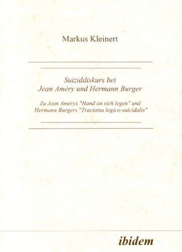 Suiziddiskurs bei jean améry und hermann burger. - Guide to the jct intermediate building contract.