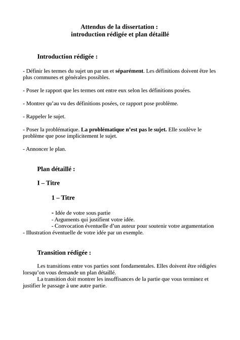 Sujet de dissertation