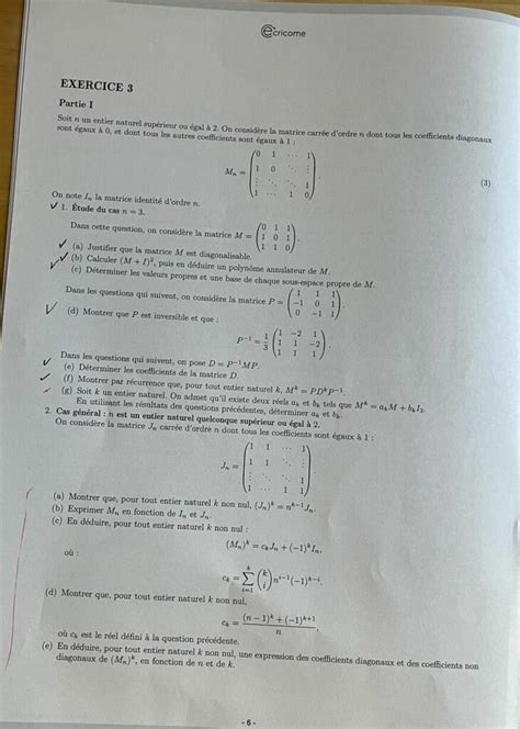 Sujet de maths Ecricome ECE 2024 - Major-Prépa