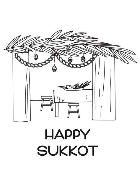 Sukkot Coloring