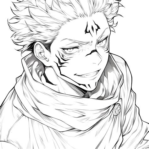 Sukuna Coloring Shee