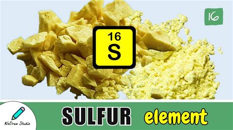Sulfur solid formula.  It has been described as "unquestionably the mo...