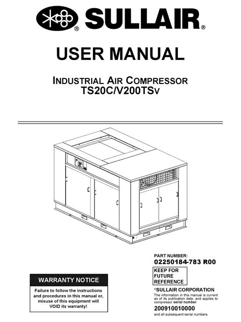 Sullair screw air compressor operating manual. - Lg rc797t guida alla riparazione manuale di servizio.