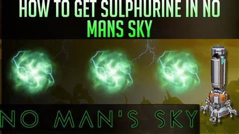 Sulphurine is a compressed atmospheric gas that is mainly used for trade in No Man's Sky. It can be obtained either through an atmosphere harvester or in trace amounts in certain Flora. It has a pungent odor and flavor.. 