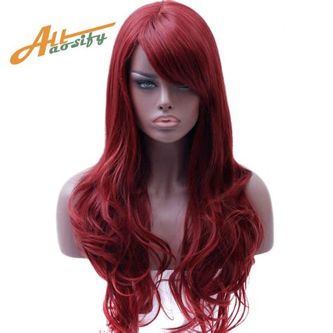 Sultry and Sophisticated: Embrace the Allure of Red Middle Part Wigs**