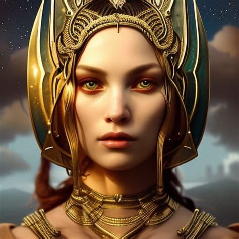 Sumerian goddess Nanshe - AI Generated Artwork - NightCafe …