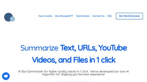 Summarize videos instantly with our