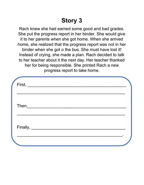 Summary Worksheet 3