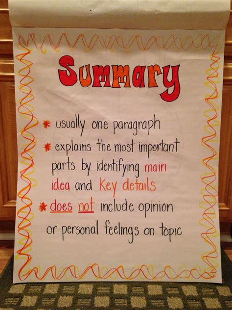 Summary anchor charts. Things To Know About Summary anchor charts. 