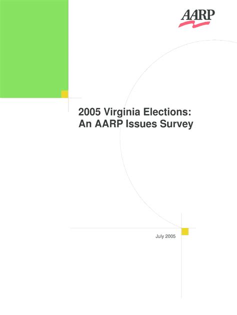 Summary of 2012 AARP Survey of Virginians 18+ Hunger in Virginia Aw 