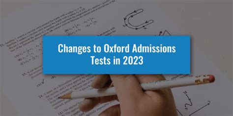 Summary of changes - School Entrance Tests