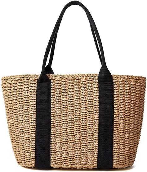 Summer Beach Bags Casual Straw Woven Bag Simple Portable …