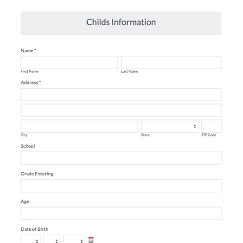 Summer Camp Registration Form Template Formstack