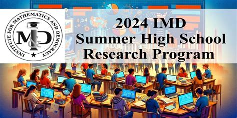 Summer High School Research Program, 2024 - Rochester, NY