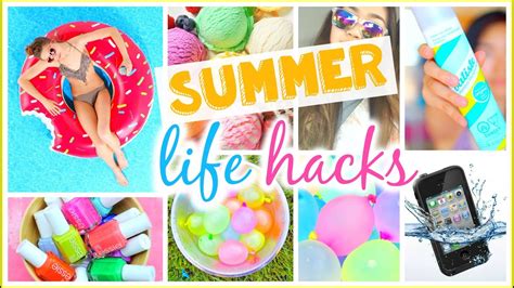 Summer Life Hacks You Need To Try! - YouTube