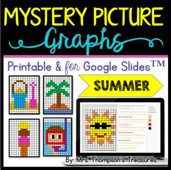 Summer Mystery Picture Graphs Printable Google Slides Distance Learning