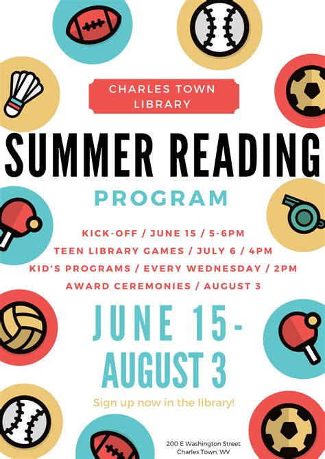 Summer Reading Program 2016 CHARLES TOWN LIBRARY
