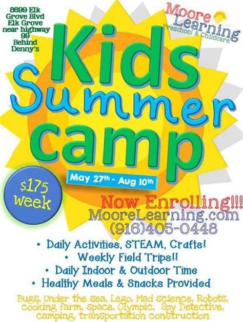 Summer camp for 4 year olds. Summer programs by audience. View our local Memphis area 2024 summer camp guide for kids! Pick the dates you want to explore on our calendar and see what summer camps are available. Hundreds of local summer camps: day camps, overnight camps, sports, drama, music, theatre, arts & crafts, technology, robotics, horseback riding, preschool, & … 