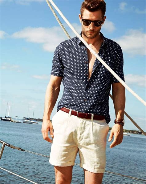 Summer clothing for men. For all the men's summer clothes you could possibly think of, check out our holiday shop. Our range of men's summer shirts are your go-to for the season, while our selection of men's holiday shorts provides endless warm-weather options. You'll also find a stylish mix of t-shirts & polos, chinos, swim shorts, sandals, flip flops and sunglasses ... 