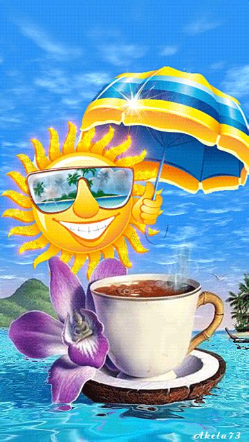 Summer good morning gif. With Tenor, maker of GIF Keyboard, add popular Beach animated GIFs to your conversations. Share the best GIFs now >>> 