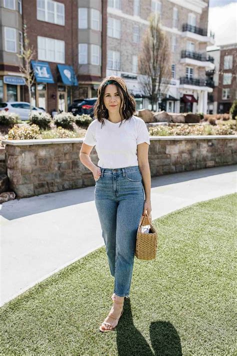 Summer jeans. Something Navy. A pair of overall shorts is a solid go-to for casual days. Slip them on over a cotton T-shirt or button-down blouse and finish with wedges that add a bit of personality. Luella ... 