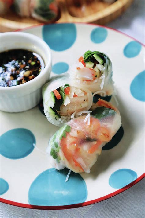 Summer rolls keep it light — and fresh — on a warm-weather dinner table
