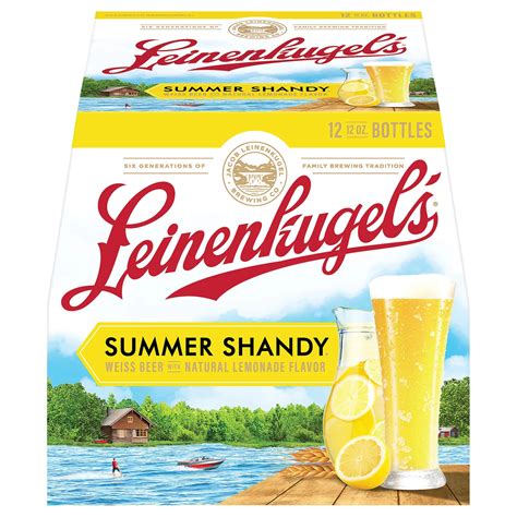 Rated: 4 by Zachboyd3334 from Indiana. Jul 29, 2023. Beers > Jacob Leinenkugel Brewing Company >. Summer Shandy is a Fruit and Field Beer style beer brewed by Jacob Leinenkugel Brewing Company in Chippewa Falls, WI. Score: 73 with 3,954 ratings and reviews. Last update: 05-23-2024.. 