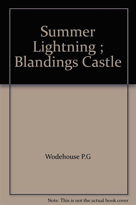 Read Online Summer Lightning Blandings Castle 4 By Pg Wodehouse