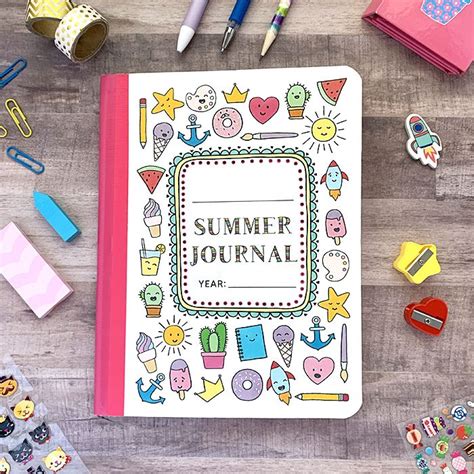 Download Summer Summer Journal For Kids With Writing Prompts Interactive Diary Scrapbook Summer Bucket List Journal Ages 812 By Not A Book