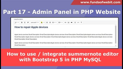 Summernote bootstrap 5 issue.  Drop down menu not showing, hence I can not use align A step-by-s...