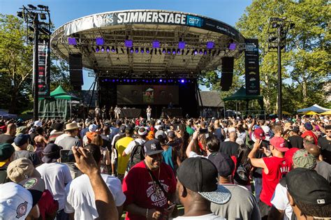 Summerstage nyc. SummerStage NYC kicks off the 2023 season June-Oct! Lineup @ SummerStage.org. Videos. Liked. 376. We’re out here in Stapleton Waterfront Park celebrating 50 years of hip-hop with the one and only Raekwon at Staten Island’s 5x5 Block Party! Check out the rest of our lineup on staten island ALL WEEKEND! 